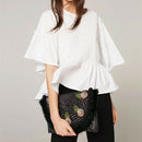 Beach Bag Straw Clutch Messenger Bag Envelope Bag Women Lady Day Tassels Pi