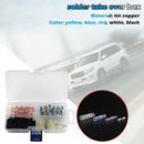 102pcs Solder Seal Wire Connectors+Heat Shrink Sleeves Wrap Tubes with Case