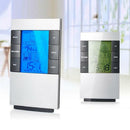 Weather Forecast Clock Digital LCD Temperature Humidity Meter Hygrometer New