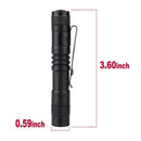 Flashlight pen torch Super Small Mini AAA XPE-R3 LED Lamp Belt Clip Light P Z1G6