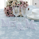 wedding birthday party decoration white letters mr & mrs wedding creative signLJ