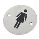 2x Toilet Door Signs Bathroom Door Plaques WC Warning Sign w/ Screw f/Bar Hotel
