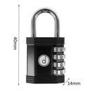 Padlock-4 Digit Password Lock for Gym,Sports,School&Employee Locker,Outdoor Z9F3