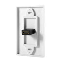 High Performance HDMI Wall Face Plate Panel Cover Coupler Outlet Extender 1080P