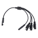 18AWG SAE 1 To 4 Extension Adapter Splitter Cable For Solar Panel Battery
