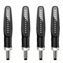 4pcs Universal Motorcycle LED Turn Signal Light Indicator Lamp Yellow Co YDT