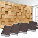 6 pcs Medium Grit Sponge Sanding Block Square Angled Sponges Double Sided E1X1