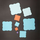 9pcs square metal cutting dies stencil scrapbook album paper embossing craft FT