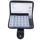 Daily Pill Organizer Portable Travel Case 7  Day Weekly AM PM Planner w Lock FT