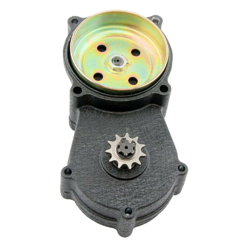 Double Chain Gear Box For 43cc 47cc 49cc ATV 2-stroke Mini Moto Black