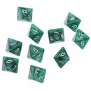 20pcs Acrylic 8 Sided D8 Dices Dies for Casino Poker Card Dice Guessing Game