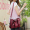 2017 Retro Style Large Women Handbags Ladies Shoulder Bags(Red)