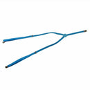Sky blue Unisex Clip-on Suspenders Elastic Y-Shape Adjustable Braces