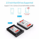 High Speed Support SATA 3.0 2.5" to 3.5" SATA HDD / SSD Hard Drive Adapter Caddy
