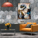 Painting By Numbers Kit DIY Women Men Canvas Oil Wall Art Picture Craft