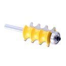 1/4 Shank Triple Double Flute Column/Face Molding Router Bits