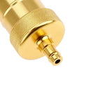 8mm Petrol Gas Fuel Filter Aluminium for Motorbike ATV Quad Inline Golden