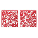 Fashion 4 Pcs Butterfly Bird Flower Hanging Screen Partition Divider Panel  T9Y5