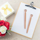 12 Pieces Big Diamond Ballpoint Pens and 6 Pieces Ballpoint Pen Refills, Bl X2Q9