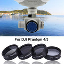 Lens Filter For DJI Phantom 4 / 3 Professional Advanced ND4 ND8 UV CPL