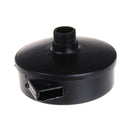 Black 1/2"PT Thread Inlet Plastic Filter Silencer for Air Compressor ME