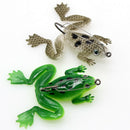 10x Frog Fishing Lures Soft Topwater Frog Crankbait With Hook