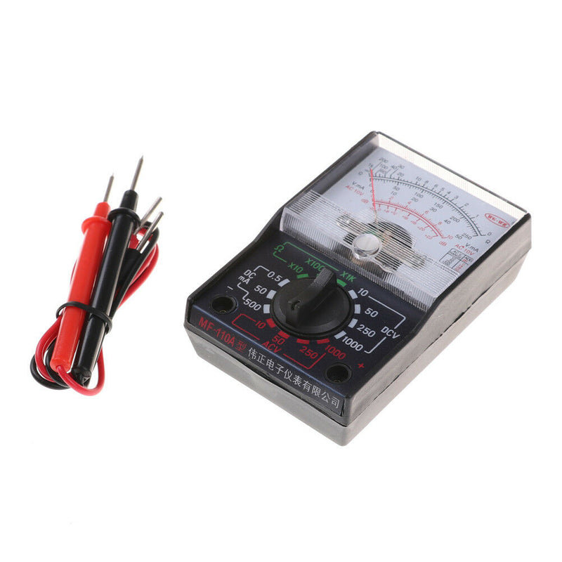 1000V Voltmeter DC/AC 250mA Ammeter 1K Resistance Meter Analog Multimeter Too Ru