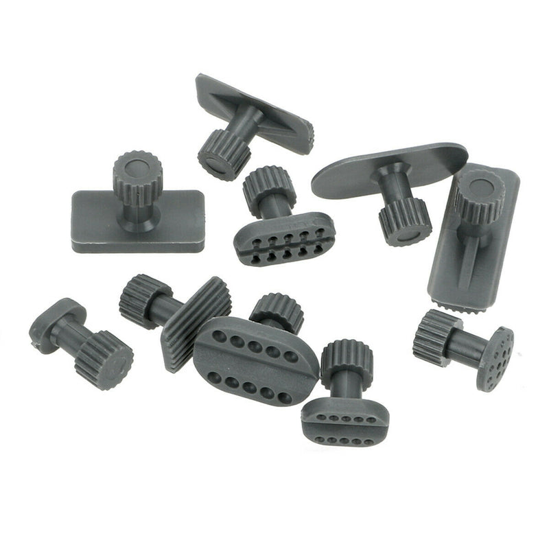 10PCS Car Body Hammer Glue Puller Tabs Lifter Paintless Dent Repair Tool Kit