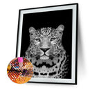 Full Drill Diamond Painting 5D Mosaic Bead Art Picture Kit (E32 Leopard)