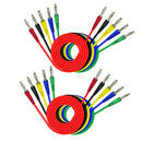 10x Laboratory Cable 4mm Banana Plug To Banana Plug