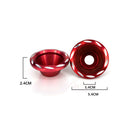 1 Pair Universal Motorcycle Fork Cup Front-wheel Modify Cups Decoration Red