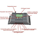 CM3024Z Solar Regulator Charge Controller Charge 30A LCD Solar Panels Genetator