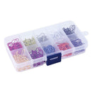 300pcs Colorful Gourd Shape Safety Pins Metal Clips Knitting Stitch Marker