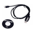 Walkie Talkie Programming Cable Plastic Black For Baofeng BF-T1 Practical