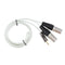 3.5mm Male Plug to Dual XLR Male Microphone Stereo Audio Converter Adapter