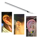 100x 14G Stainless Steel Sterile Body Piercing Needle For Navel Ear Nose Lip