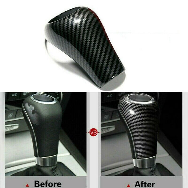 Carbon Fiber Gear Shift Knob Cover for Mercedes-Benz W204 W212 a C E G GLS  E5J2