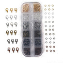 960PCS Jewelry Making Lobster Clasp Hooks Jump Ring For Necklace Bracelet DI Kw