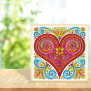 5D DIY Special Shaped Diamond Painting Heart Cross Stitch Mosaic Craft Kits