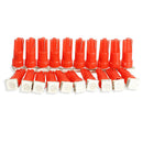 20 PCS Red 37 58 70 73 74 T5 Dashboard 5050SMD LED Mini-Wedge Bulb Light