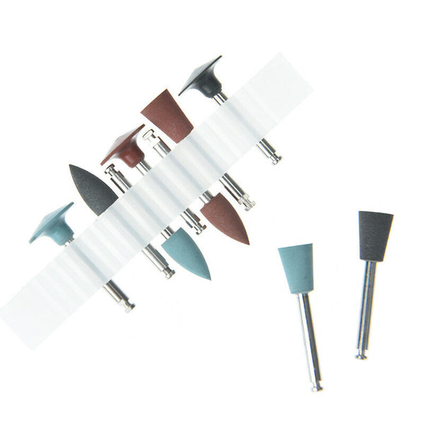 9pcs/set dental lab silicone polisher diamond burs cups teeth polishing kits JR