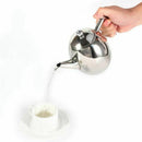 1L Durable Stainless Steel Teapot Coffee Pot Kettle With Filter Large Capac