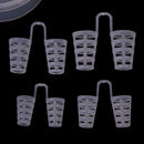 4x Mini anti snoring nose clips snore stopper snore relief nasal easy breathe &h