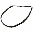 Bridal Wig Plait Braid Hair Band Headband Hippy Gypsy (nature black) X9P7
