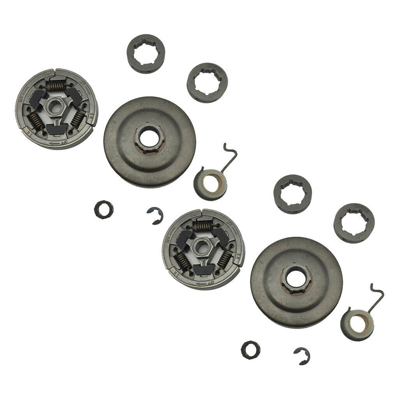 2 Sets Sprocket Clutch Kit 3/8 Pitch Bearing Worm Gear For Stihl Ms361 Ms440 044