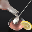 Stainless Steel Cocktail Bar Spiral Pattern Drink Shaker Muddler Mixing Spoo Hn