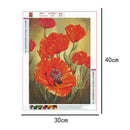 5D DIY Full Drill Diamond Painting Flower Cross Stitch Embroidery Ornament