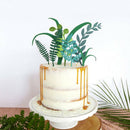 7pcs Green Plant Cake Toppers Kids Birthday Party Decoration Cupcake Fl â„–[