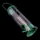 Outdoor Birds Water Feeder Dish Plastic PVC Bucket Dark Plastic New Green A E3M1