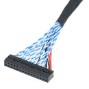 250mm with hooks LVDS Cable FIX S8 30P double 8bit for 17-21 LCD LVDS cable BX